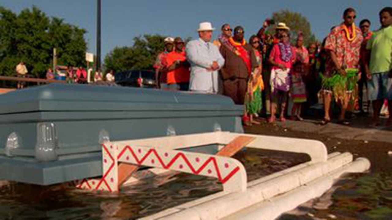 Press still from "Best Funeral Ever," a show about the Golden Gate funeral home. (Photo: TLC)