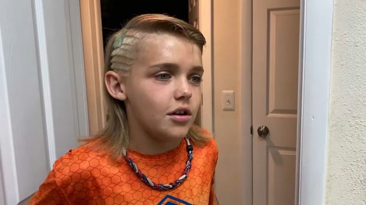 Florida boy competing for 'Best Mullet in America