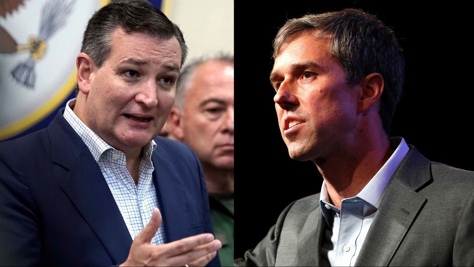 Texas Sen. Ted Cruz, left, and Democratic challenger Beto O'Rourke appear in these file image. (Associated Press)