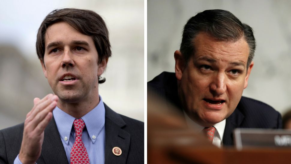 FILE- Pictured from left: Beto O'Rourke, Ted Cruz. (Courtesy/AP)