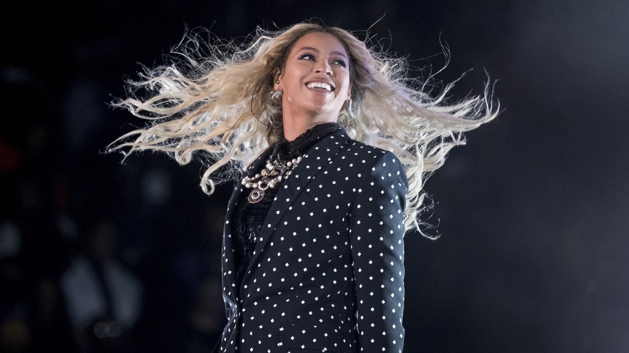 Beyoncé performs at the Wolstein Center, Nov. 4, 2016, in Cleveland, Ohio. (AP Photo/Andrew Harnik, File)