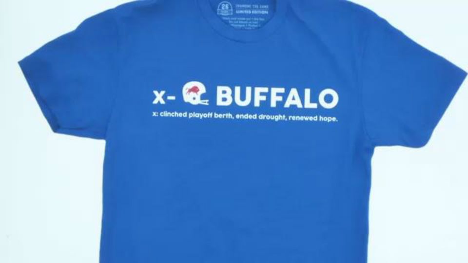 Buffalo t-shirt company commemorates end of playoff drought