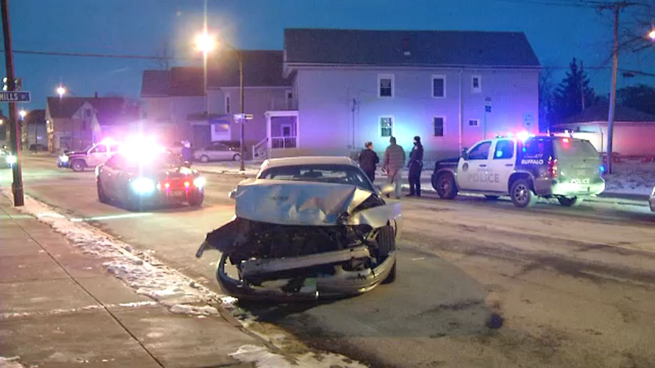 Patrol Car Involved in Crash