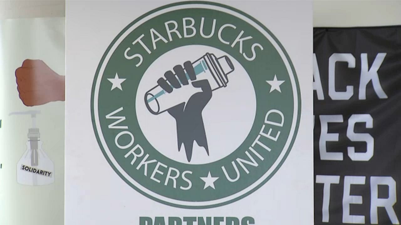 Buffalo Starbucks workers 'extremely confident we're going to have the  first union store,' as ballots are counted today