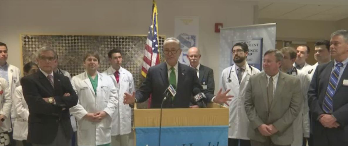 Schumer pushes legislation to prevent doctor shortage