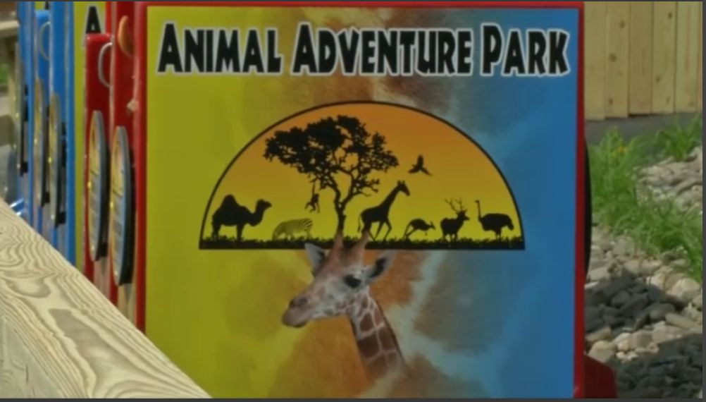 animal adventure sign