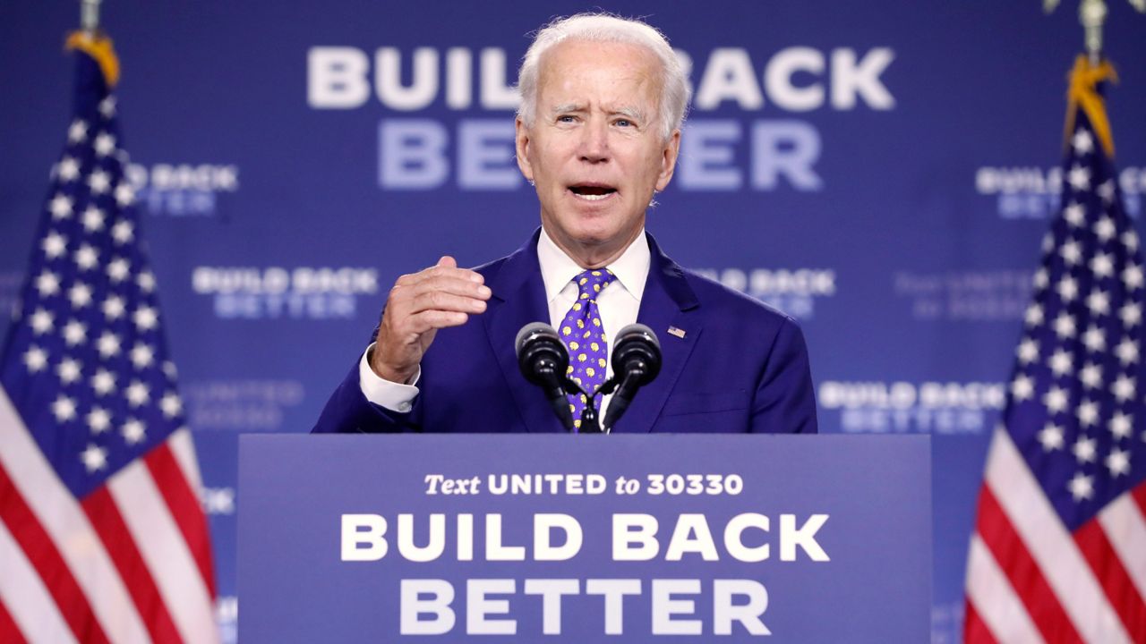 After meeting with veterans for a roundtable discussion at Hillsborough Community College in Tampa, former Vice President Joe Biden will then travel to Kissimmee, where he will appear at a Hispanic Heritage Month event. (AP file)