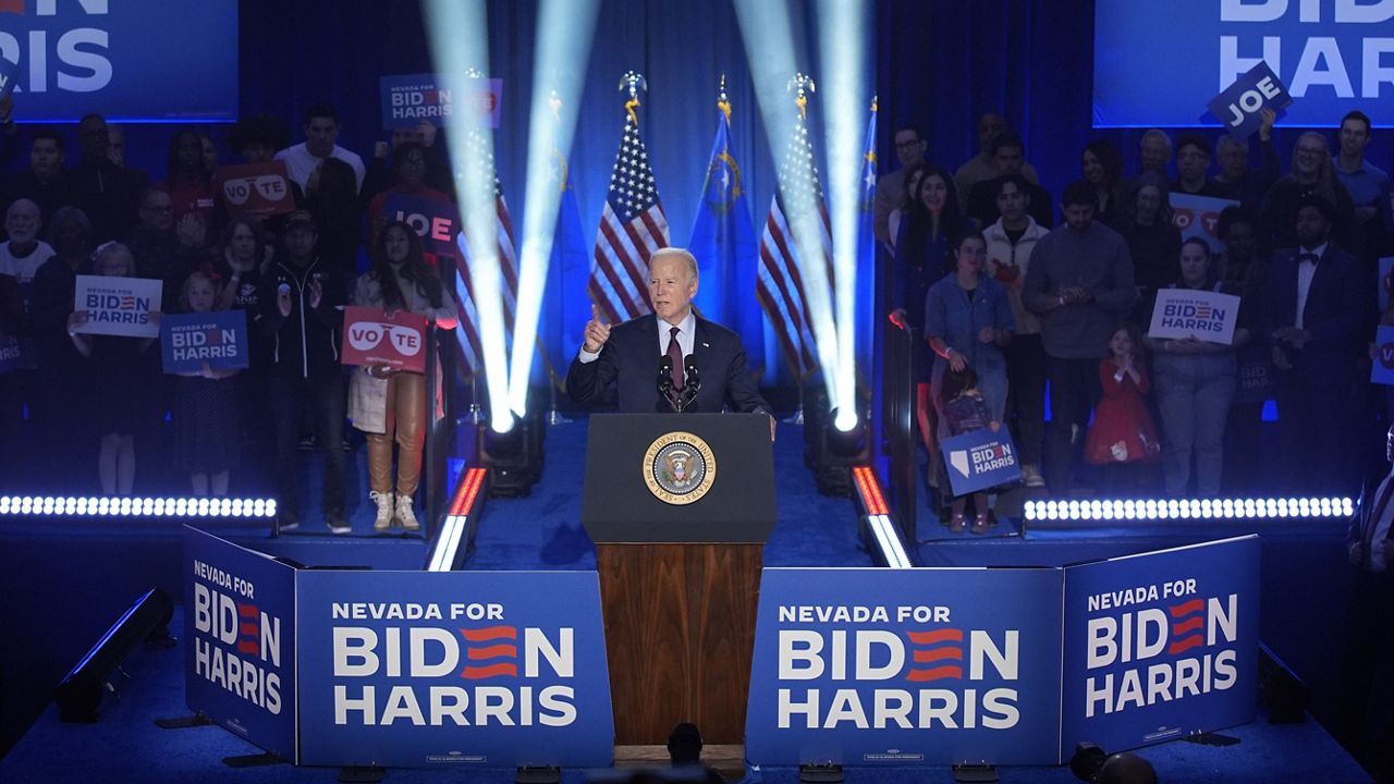 Biden warns voters a second Trump presidency will threaten