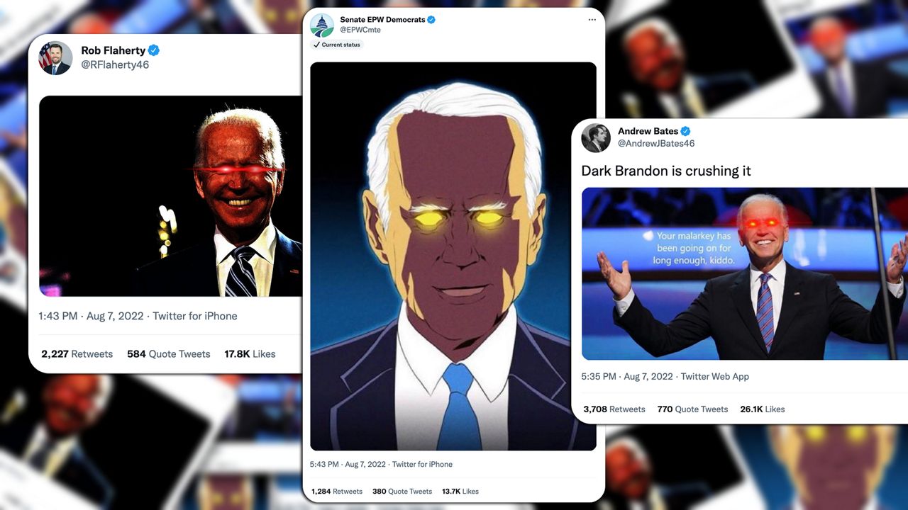 Dark Brandon': A right-wing phrase became a pro-Biden meme