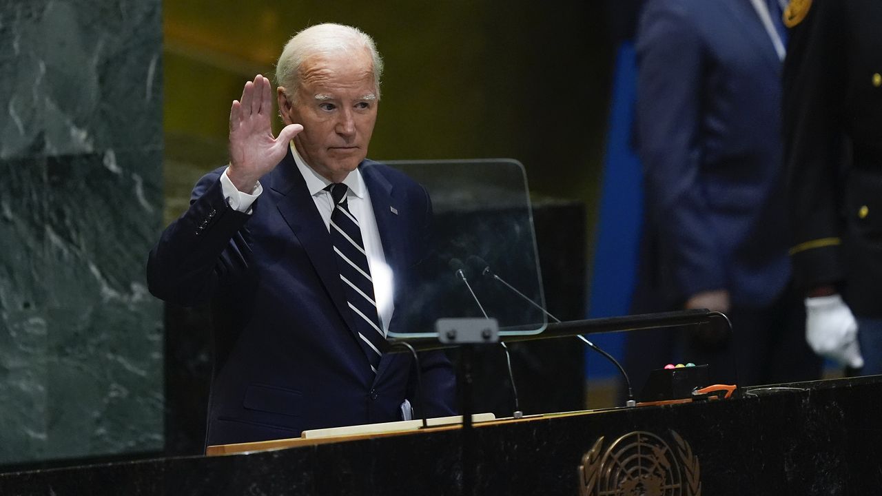 Biden invokes exit from 2024 race for message to world at U.N.