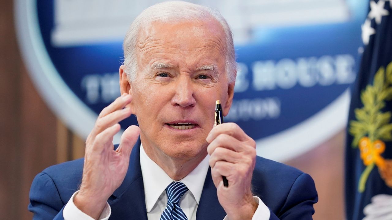 President Joe Biden speaks at the Summit on Fire Prevention and Control in the South Court Auditorium on the White House complex in Washington, Tuesday, Oct. 11, 2022. (AP Photo/Susan Walsh)