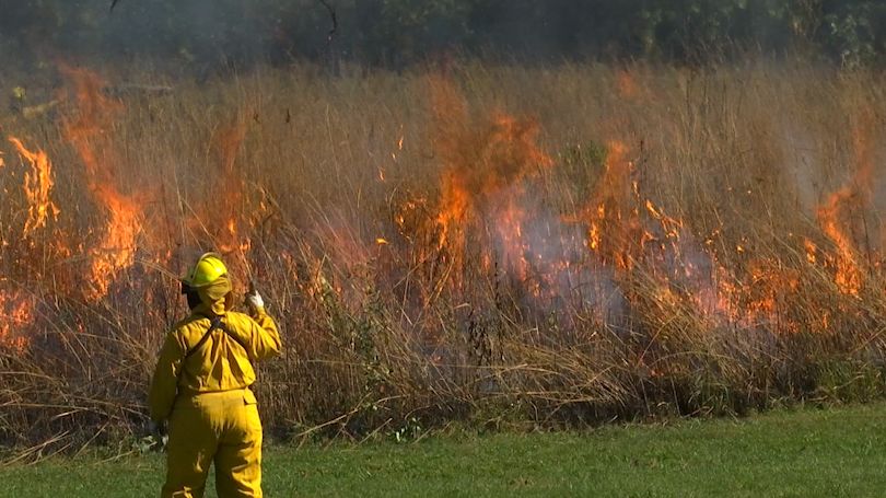 Married couple leads controlled burn project