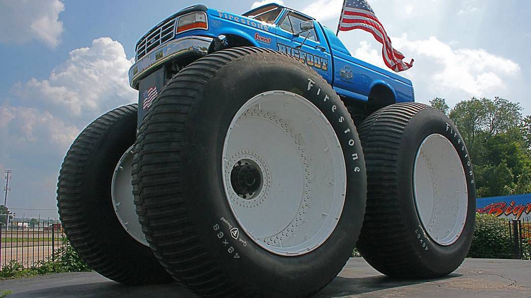 Bigfoot is real! Driving the original monster truck