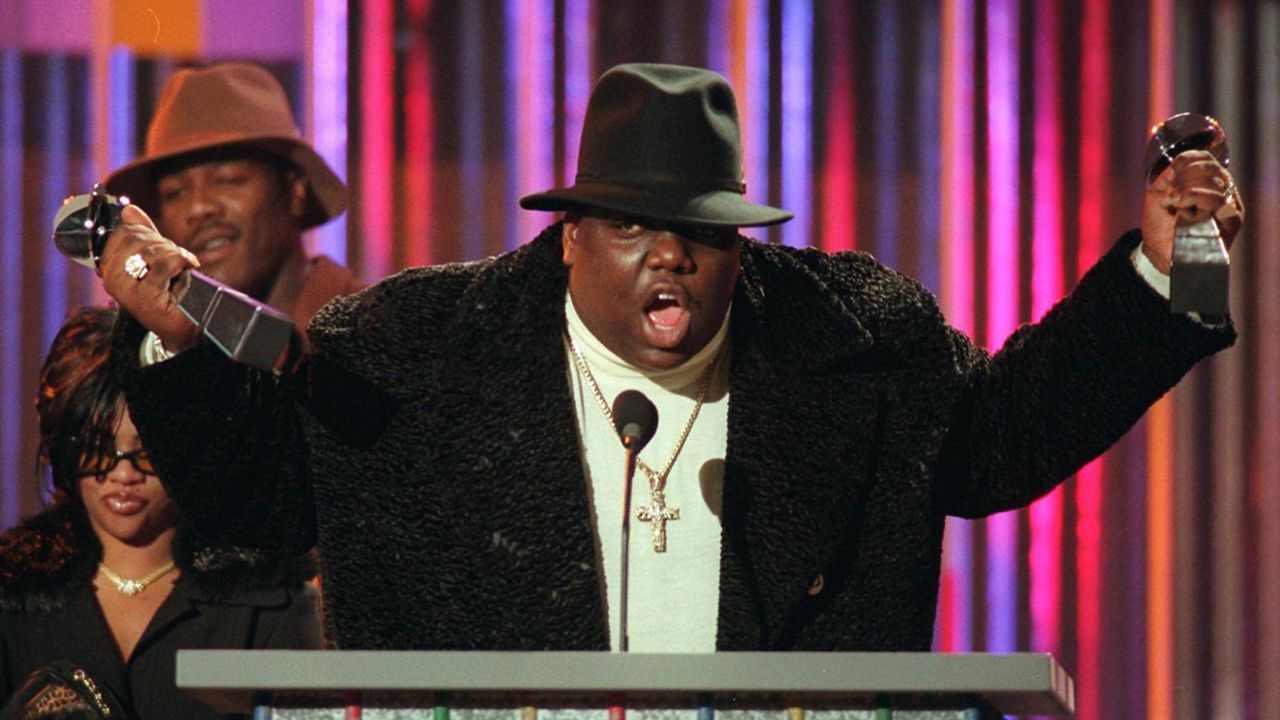 Adams marks late rapper Biggie Smalls' 50th birthday