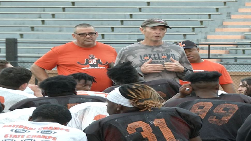 Bill Castle has been the head coach at Lakeland since 1976. He has won six state championships. 