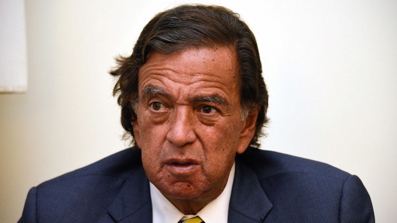 Former New Mexico Governor and U.S. Ambassador for the United Nations, Bill Richardson, gives an interview in Yangon, Myanmar on Jan. 24, 2018. (AP Photo/Thet Htoo)