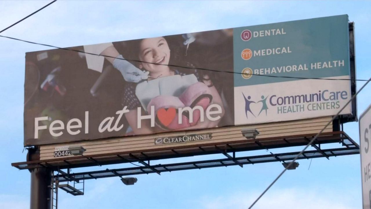 Photo of a Clear Channel Outdoor billboard (Spectrum News)