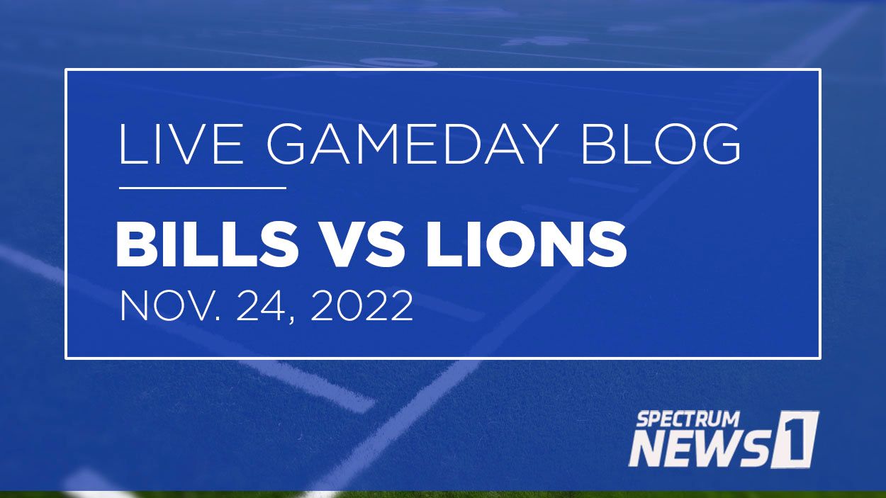 Live blog: Bills vs. Lions