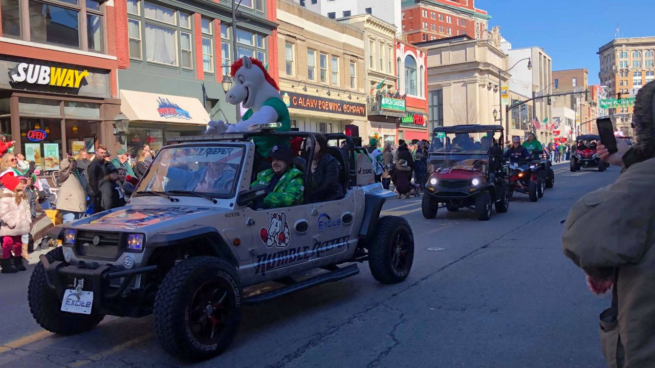 Binghamton Parade Day Paints the Streets Green