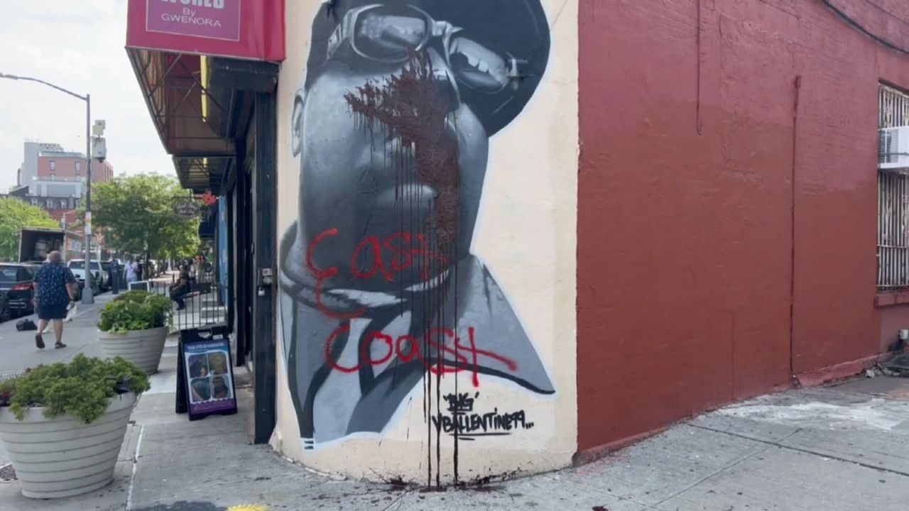 Notorious B.I.G. mural vandalized in Brooklyn