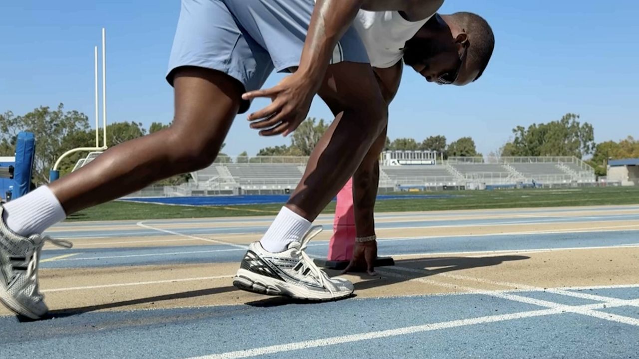 Blind runner seeks gold in both Olympic and Paralympic games