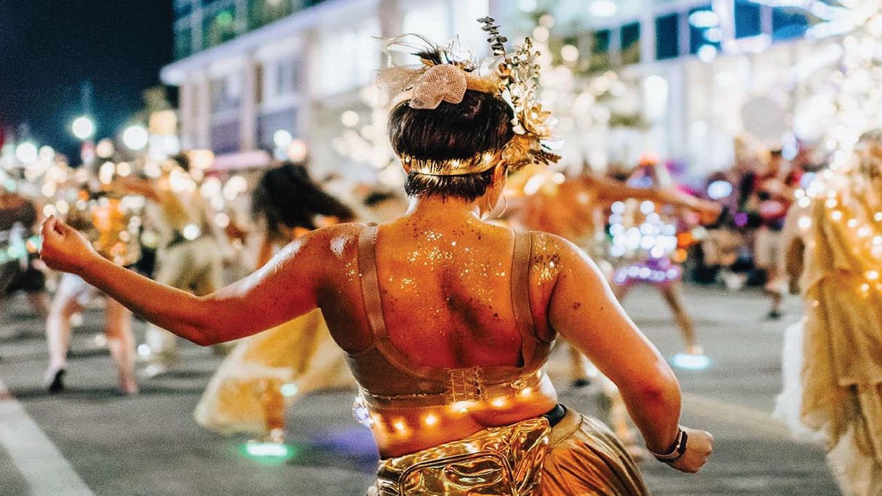 A perform takes part in the BLINK Parade in 2019. (Photo courtesy of BLINK)