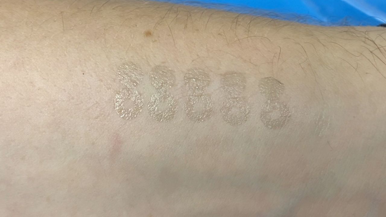 The graphene tattoos are placed on skin and can record information for 24 hours