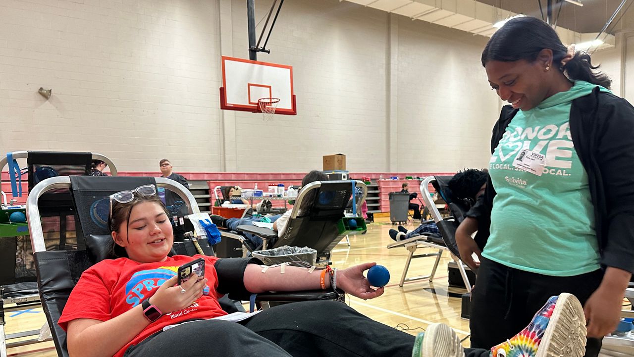 Students are rolling up their sleeves to fight blood shortage 