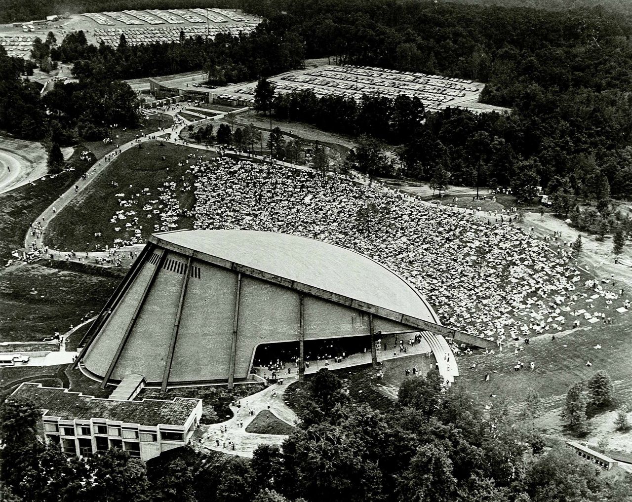 The foundation awarded $20,000 toward construction of Blossom Music Center. (Courtesy of Akron Community Foundation)