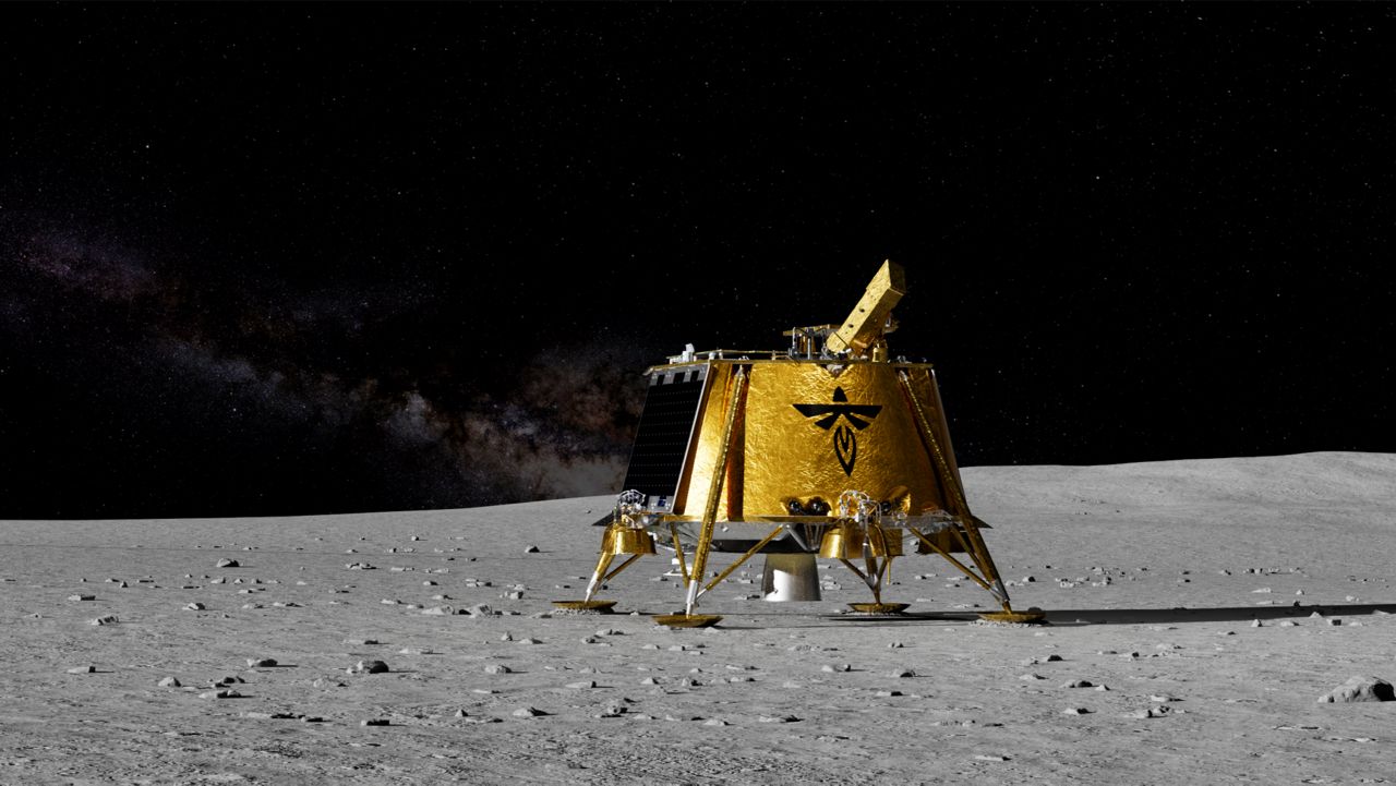 Firefly Aerospace, based in Texas, will see its lunar lander called Blue Ghost go on a 45-day journey to the moon as it carries 10 payloads of scientific equipment from universities, space companies and space agencies. (Firefly Space)