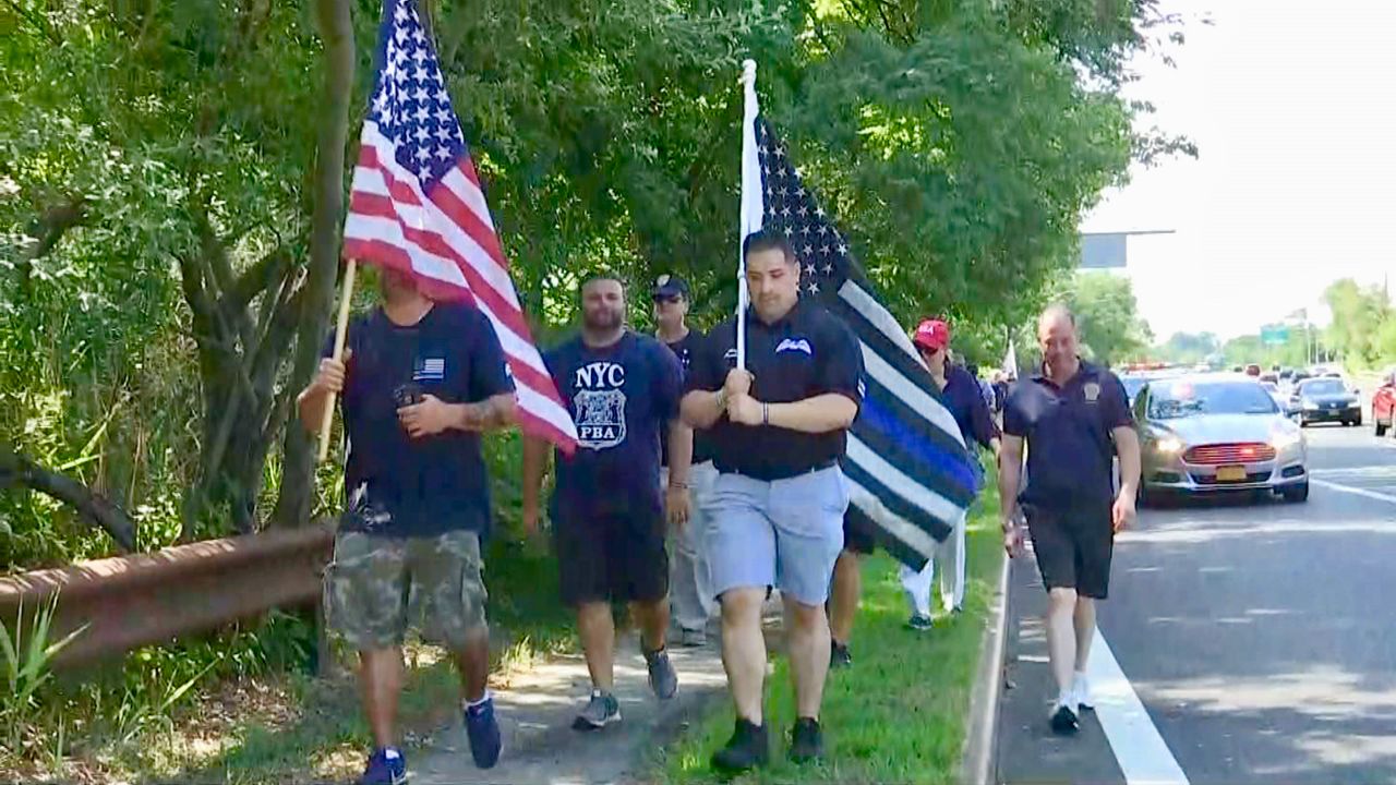 Blue Lives Matter March in Support of Officer Pantaleo