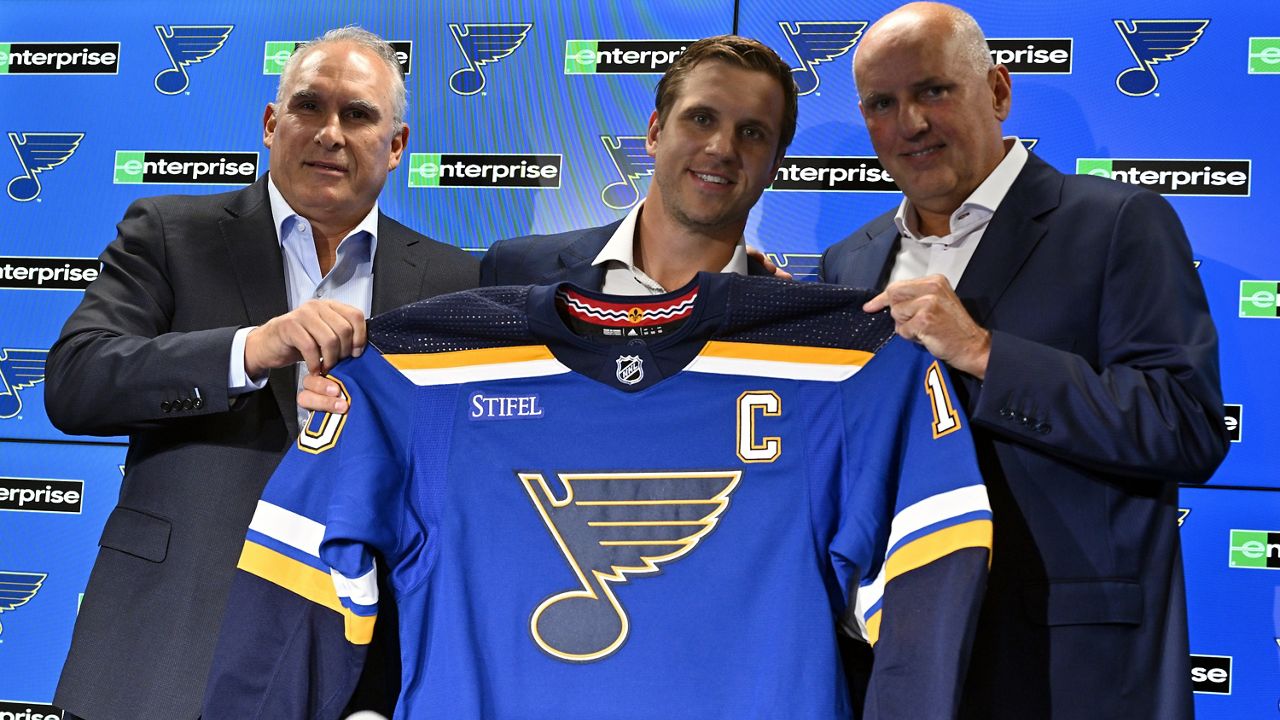 St. Louis Blues, emphasis on the blue