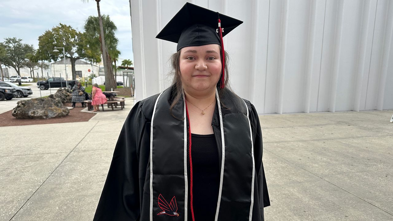 Polk State's youngest graduate, 15, receives degree