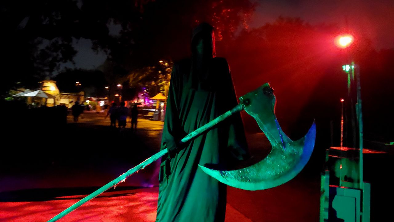 Howl-O-Scream runs select nights at Busch Gardens Tampa Bay through Oct. 31. (Spectrum News/Ashley Carter)