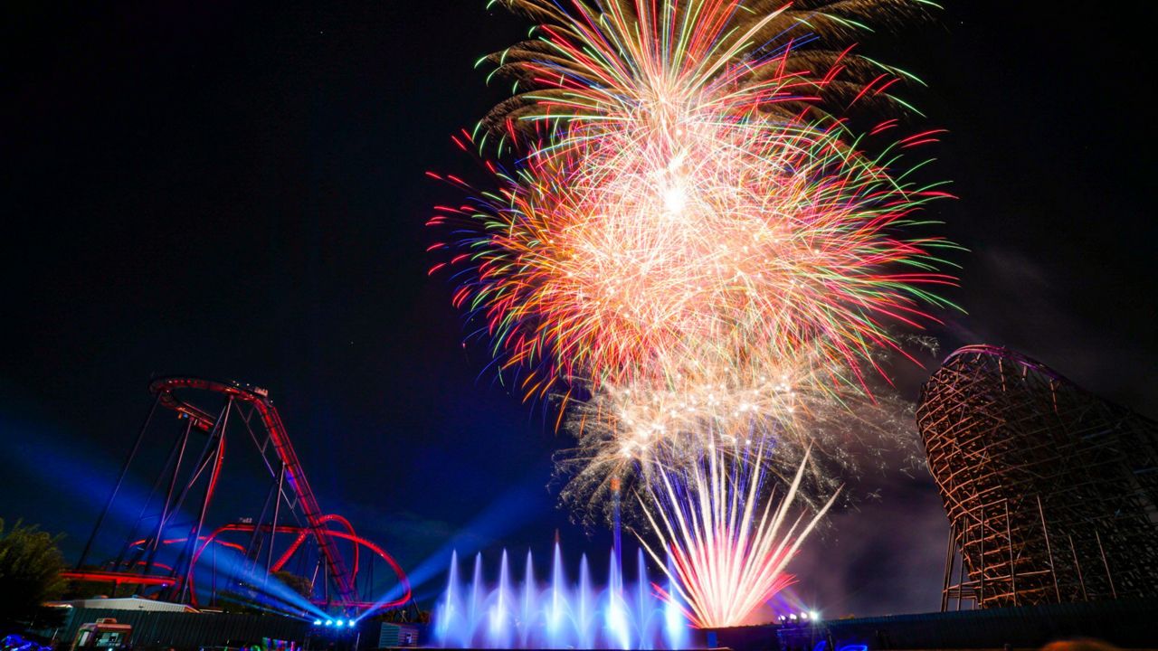 Busch Gardens Tampa Bay’s Summer Celebration will include a fireworks spectacular with lasers and fountains. (Photo: Busch Gardens)