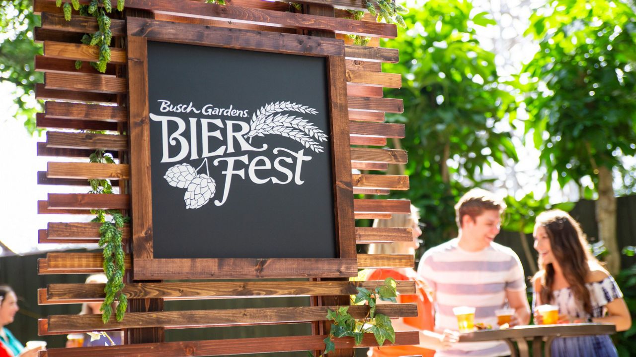 Bier Fest returns to Busch Gardens Tampa Bay on Aug. 13, and will feature new brews, bites and live music. (Busch Gardens)