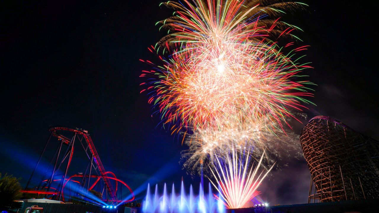 "Spark!," Busch Gardens Tampa Bay's new nighttime fireworks spectacular. (Busch Gardens)