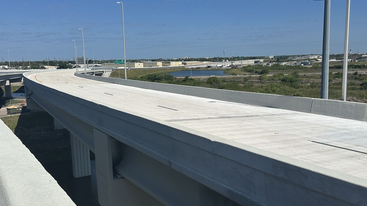 The new Gateway Expressway opened in Pinellas County on Friday afternoon, according to the Florida Department of Transportation (FDOT). (Spectrum News/Tim Wronka)