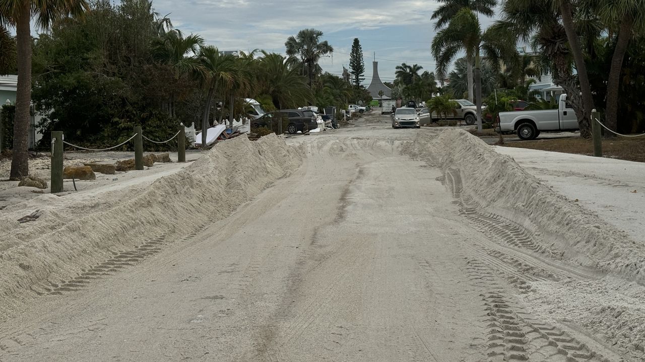 Aftermath of Hurricane Helene around Anna Maria Island. (Spectrum News/Julia Hazel)