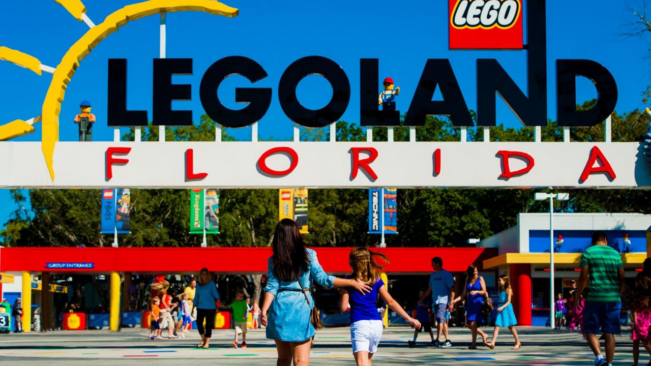 The entrance to Legoland Florida Theme Park in Winter Haven, Fla. (File)