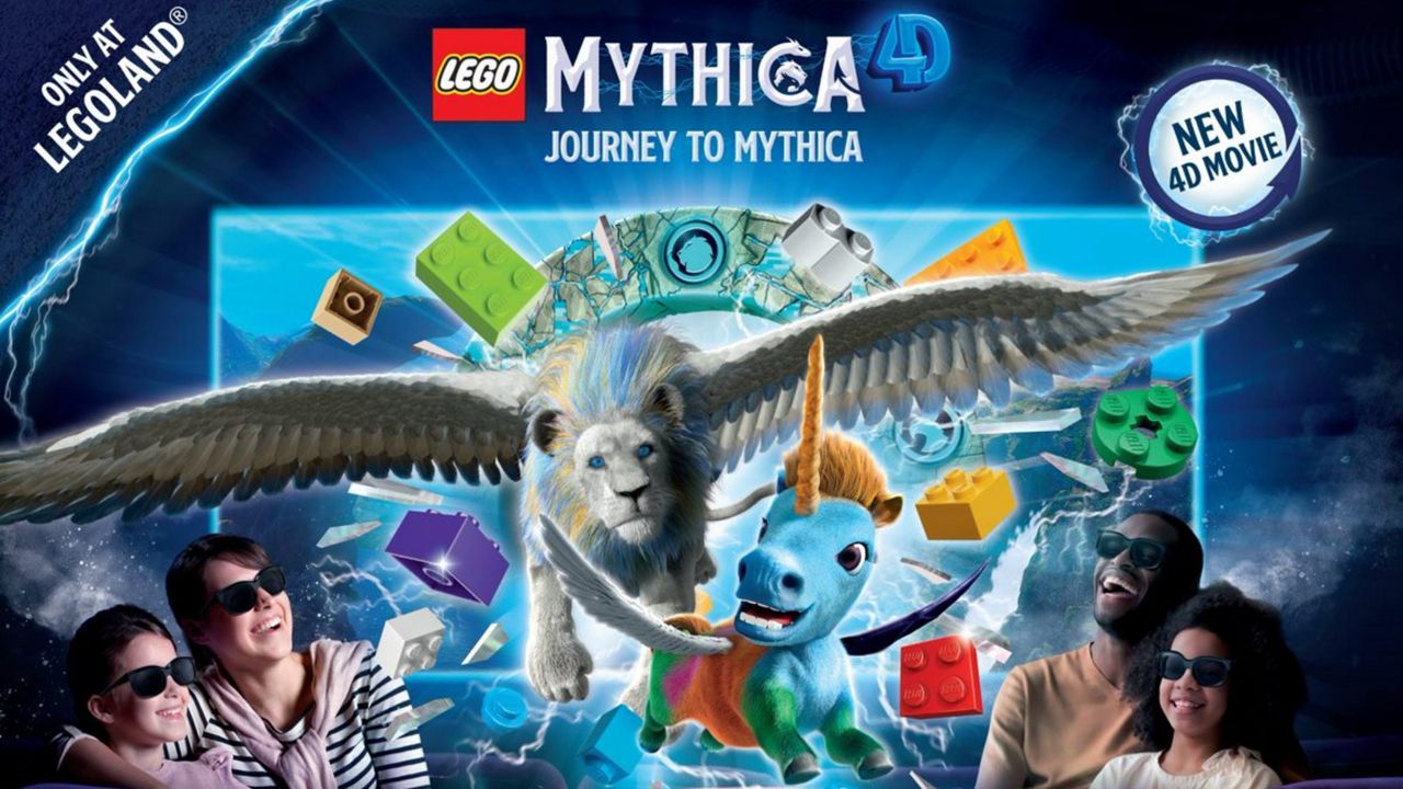 Legoland Florida is adding a 4D Mythica movie as well as a limited-time augmented-reality scavenger hunt. (Legoland Florida)