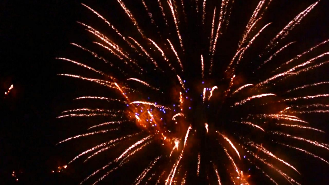 The Red, White and Boom fireworks show at Legoland Florida. (Courtesy of Legoland)