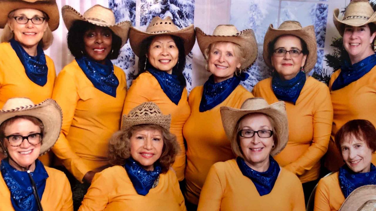 Older Women Form Line Dancing Group in Plant City