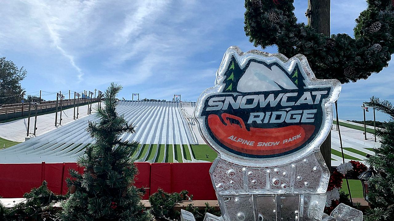 Snowcat Ridge, the alpine snow park in Dade City, reopens Nov. 17. (Spectrum News)