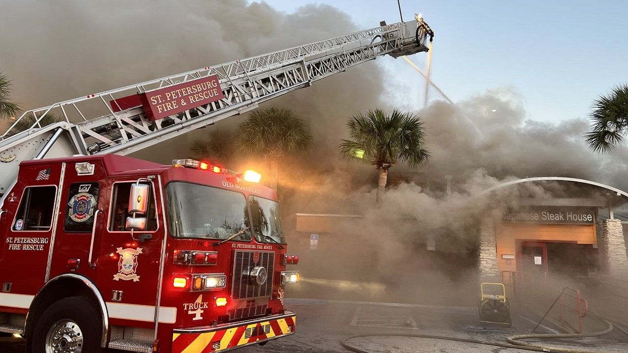 3alarm fire breaks out at St. Petersburg restaurant