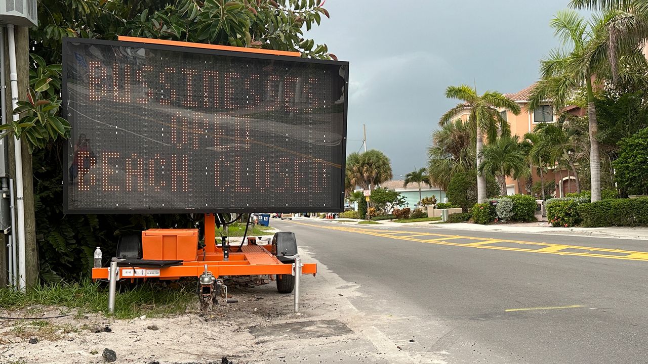 Sunset Beach closed, businesses open during restoration