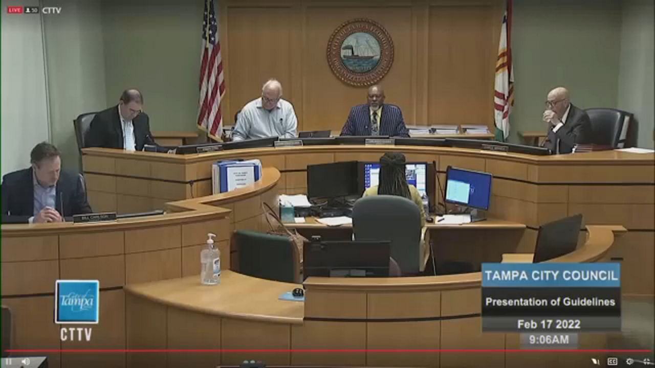 Busy agenda for Tampa city council
