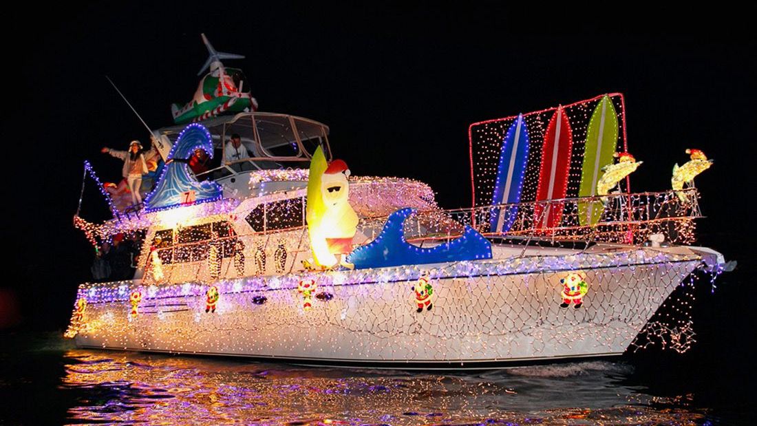 Newport Harbor Christmas Boat Parade 2024 Davida Constantina