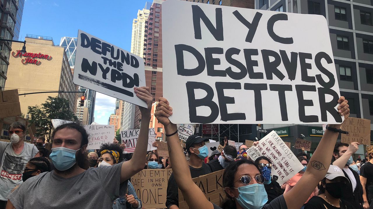 NY1 Political Buzz NYPD George Floyd protests