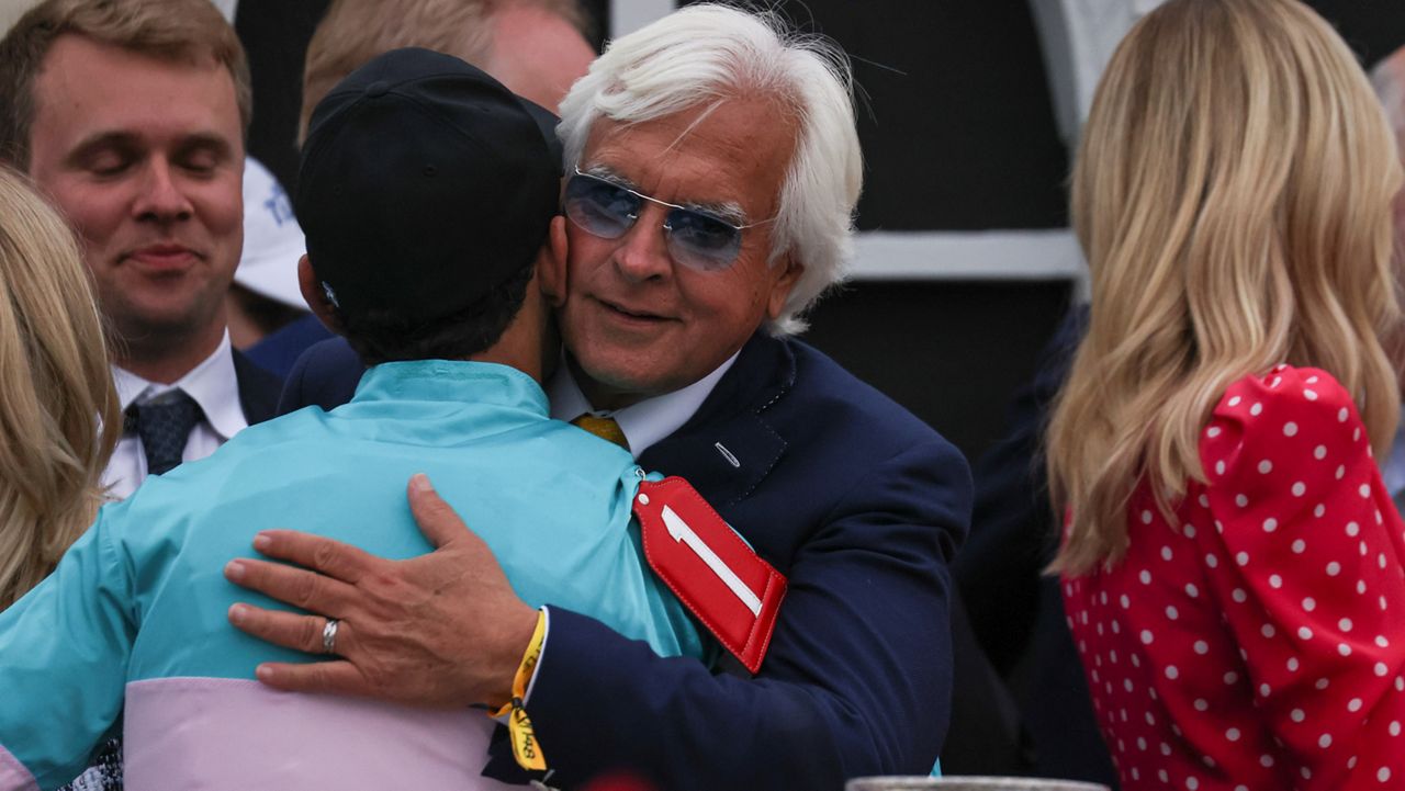 Bob Baffert wins Preakness with National Treasure